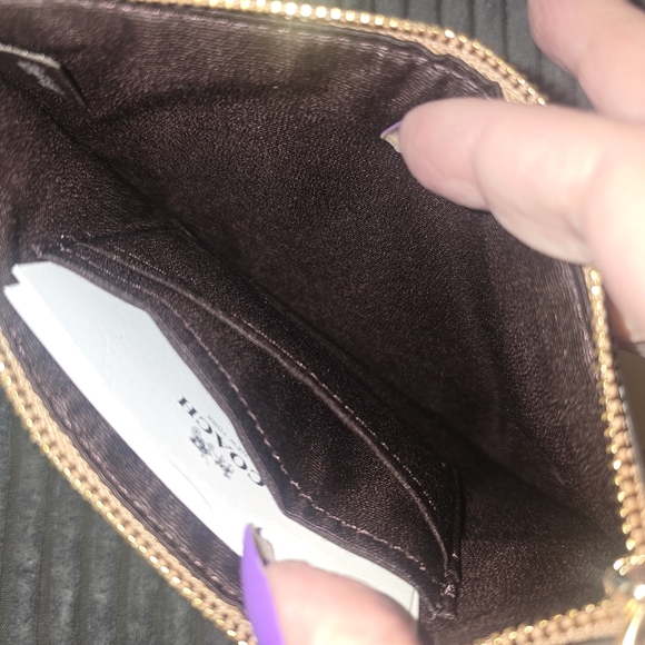 New In Box Coach Glitter Star Wristlet - Picture 3 of 3